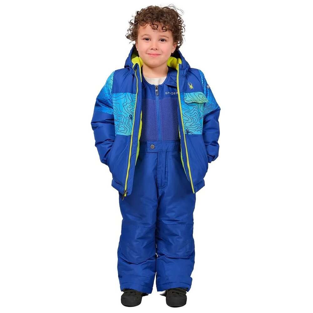 Spyder Kids Set in Blue with Yellow Accents